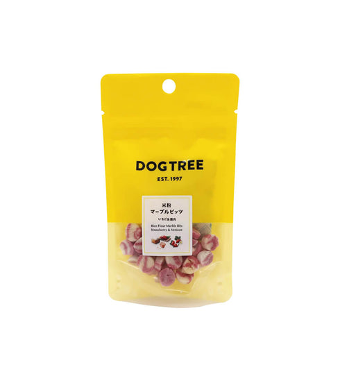 DOG TREE(ドッグツリー)米粉マーブルビッツ いちご&鹿肉 20g